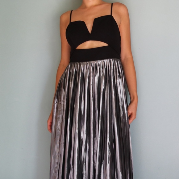 NWOT Free People Silver Metallic Piper Cutout - Picture 4 of 7